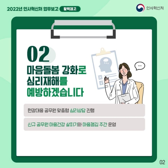 2022년 인사혁신처 업무보고 - ③ 활력제고 편