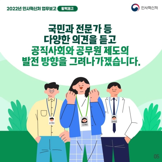 2022년 인사혁신처 업무보고 - ③ 활력제고 편