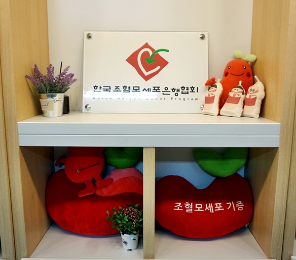 한국조혈모세포은행협회의 인형들.