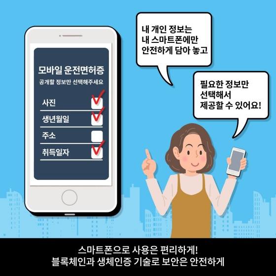 언제 어디서든 신원확인을 할 수 있는 ‘모바일 운전면허증’을 만나보세요!