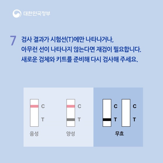 코로나19 자가검사키트 사용법과 행동요령을 알려드립니다.