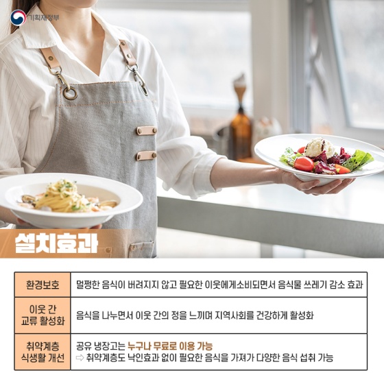 세상에서 가장 따뜻한 냉장고, 공유냉장고