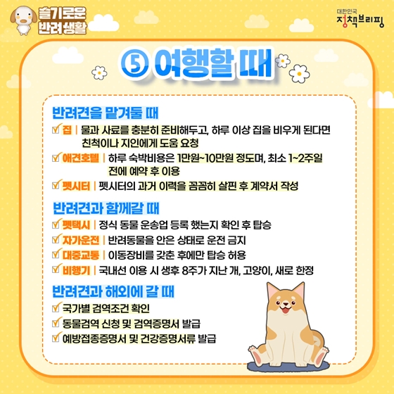 [슬기로운 반려생활] 반려인이라면 꼭 알아야 할 동물보호법 - ②관리 편
