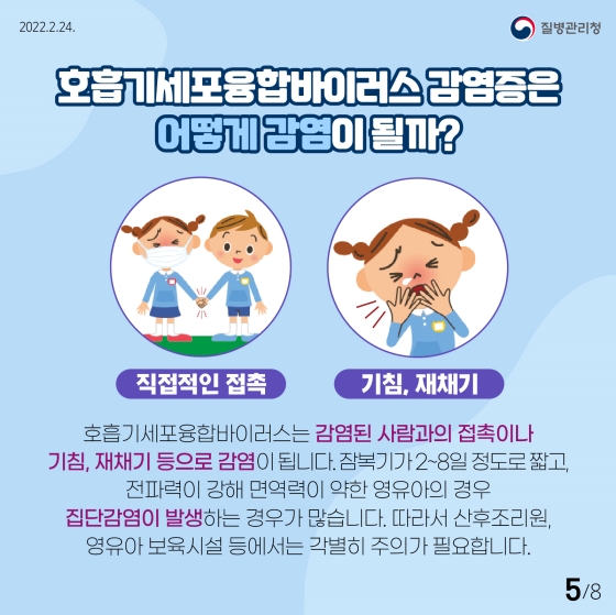 면역력이 약한 아이들의 건강을 위협하는 ‘호흡기세포융합바이러스 감염증(RSV)’