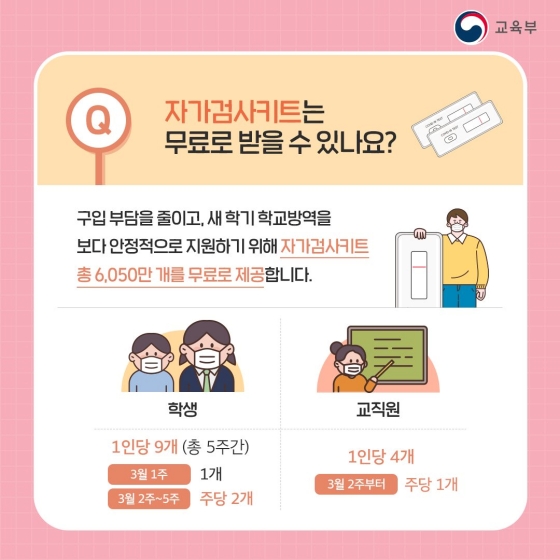 새로워진 학교 방역체계, 궁금증을 풀어드립니다!