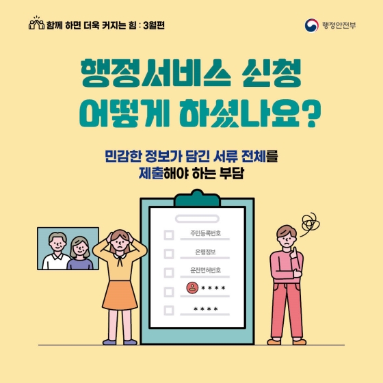 내 정보는 내 손으로! 공공 마이데이터 서비스로 생활이 달라집니다