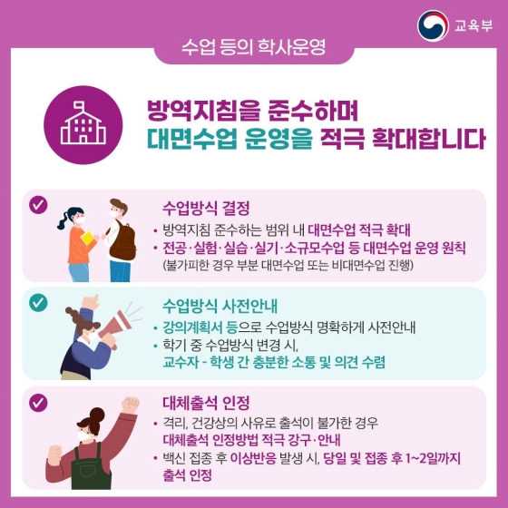 2022학년도 1학기 대학 학사운영을 안내드립니다