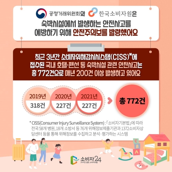 숙박시설 안전사고 예방을 위한 안전주의보 발령