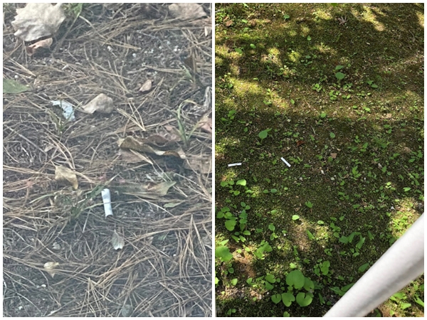 불씨가 꺼지지 않은 꽁초를 화단에 투척하는 행위는 방화범에 가깝다.