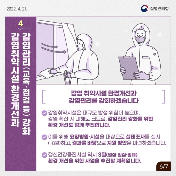 포스트 오미크론 고위험군과 감염 취약계층을 보호합니다!