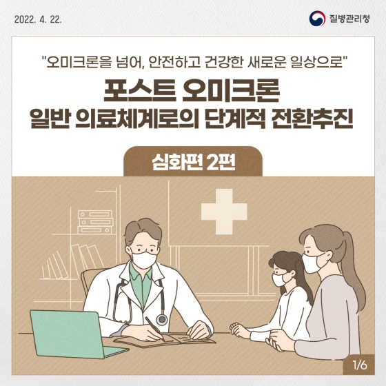 포스트 오미크론 일반 의료체계로의 단계적 전환 추진