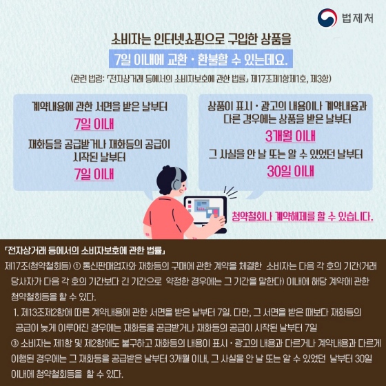 알아두면 좋은 일상 속 법 (전자상거래 편)