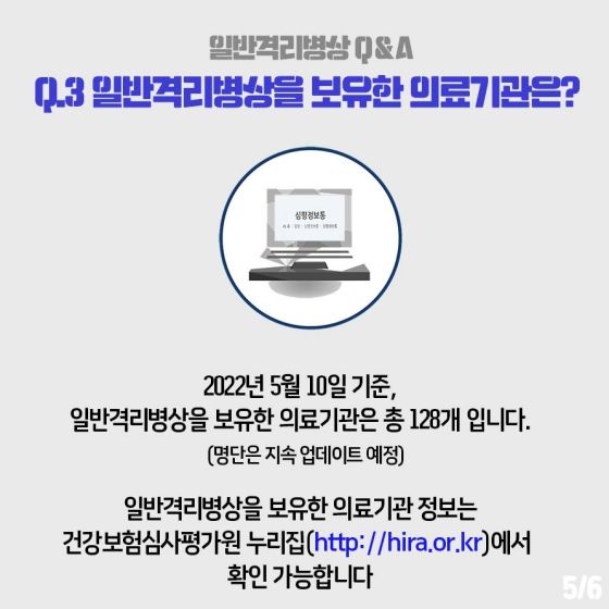 코로나19 일반격리병상에 대한 Q&A