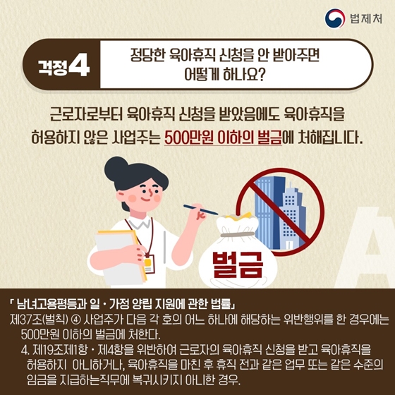 일상 속 알아두면 좋은 남녀고용 평등법 편