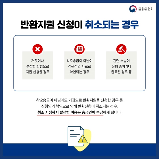 ‘착오 송금 반환 지원 제도’, 간편하게 돌려 받자!