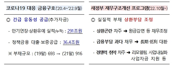 새정부 재무구조개선 프로그램