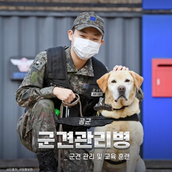 군견 관리병부터 군사과학기술병까지... 이색 모집분야를 소개합니다.