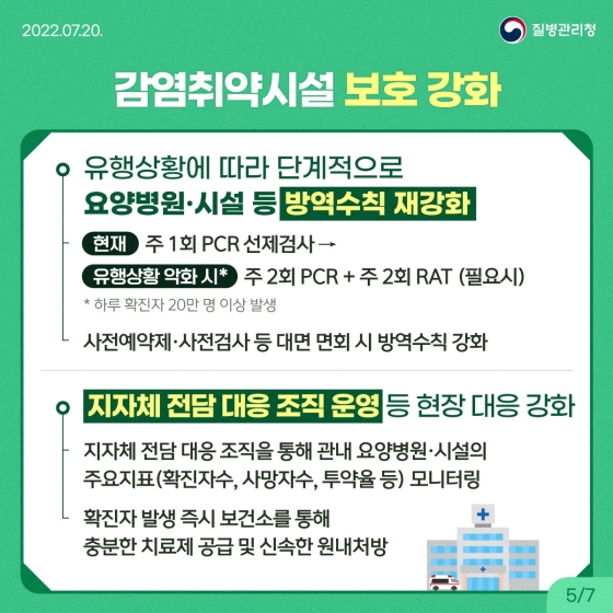 코로나19 재유행 대비 방역 대응, 이렇게 준비하고 있습니다.
