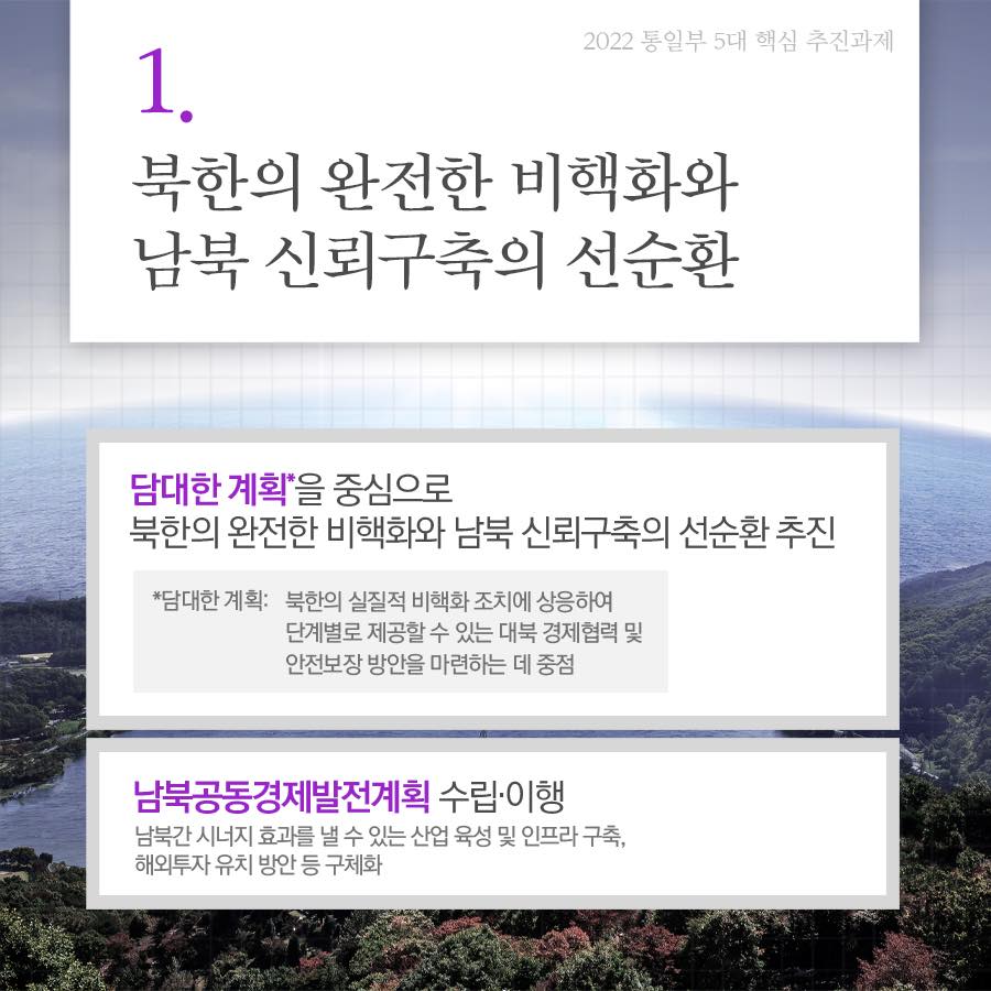 2022 통일부 업무보고