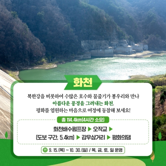 디엠지(DMZ) 평화의 길 11개 노선 전면 개방! 비무장지대로의 평화여행 어떠세요?