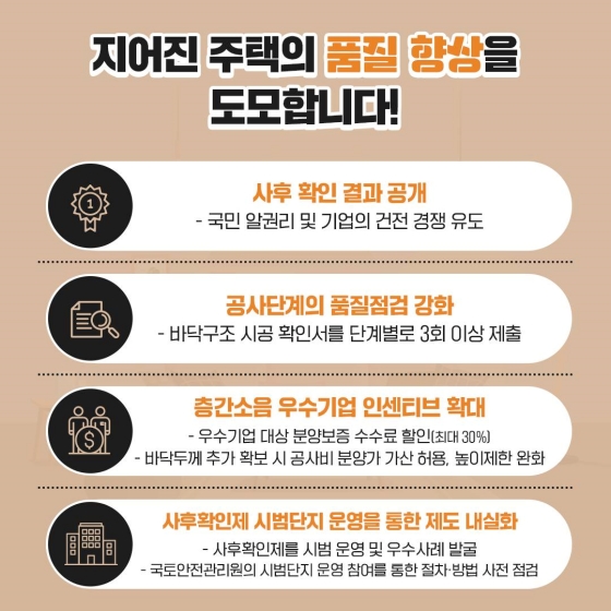 층간소음을 해결하기 위해 소음저감매트 설치를 지원합니다.