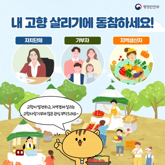 내고향 살리는 고향사랑 기부제