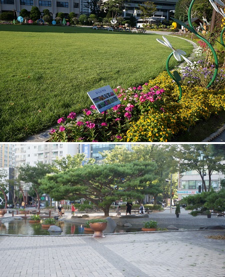 인천시청 광장과 정원까지 연결되는 힐링 공간을 기대할 수 있다.