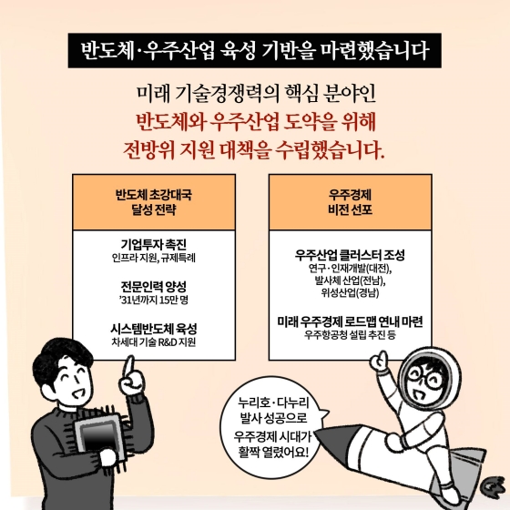 [딱풀이] 윤석열정부 100일 특집 - ③ 미래먹거리 확보 - 기고/칼럼... 대한민국 정책브리핑 [딱풀이] 윤석열정부 100일 특집 - ③ 미래먹거리 확보