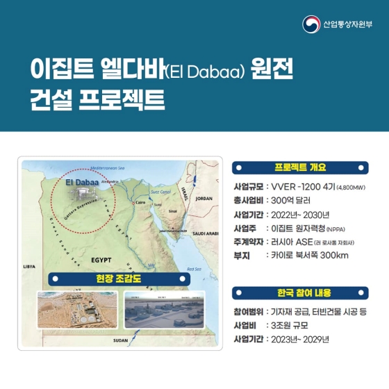 이집트의 선택은 역시 K-원전!