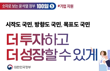 숫자로 보는 윤석열 정부 100일 ⑤ 기업 지원