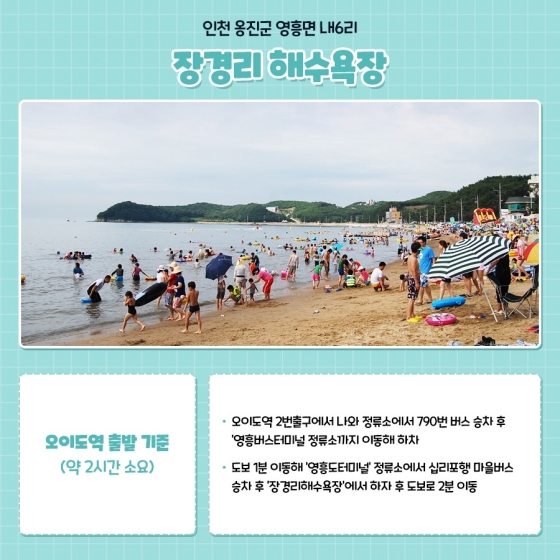 버스·지하철로 갈 수 있는 수도권 해수욕장 6