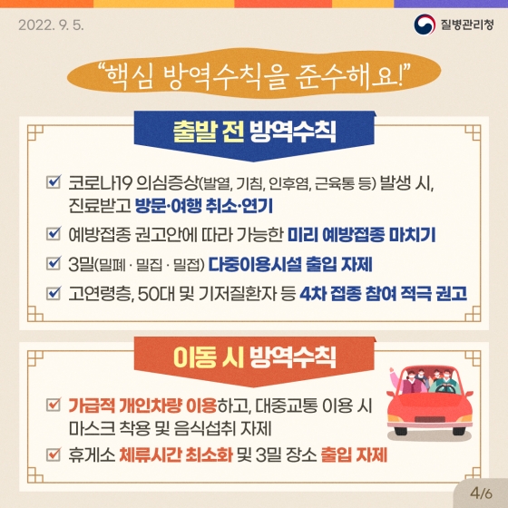 추석 연휴, 코로나19로부터 나와 가족의 안전을 지키는 방법!