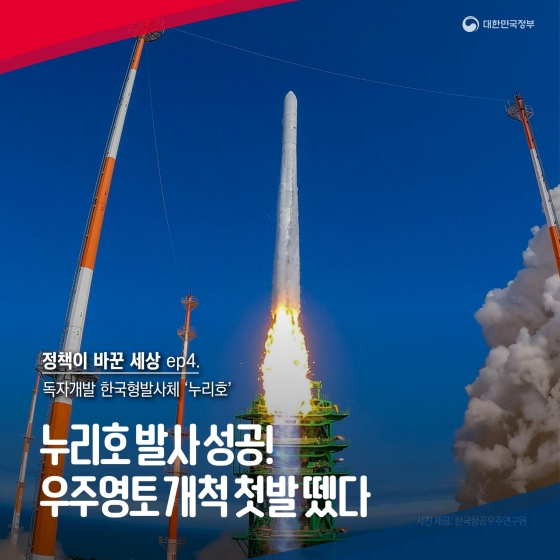 누리호 발사 성공! 우주영토 개척 첫발 뗏다.