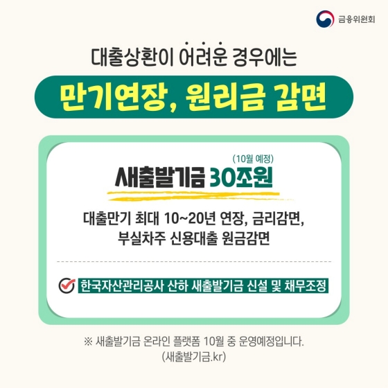 자영업자·소상공인의 일상 회복을 돕는 맞춤형 종합 금융 지원 안내