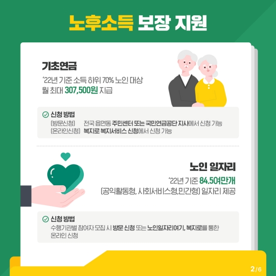알면 반드시 도움이 되는 ’22년 어르신 지원 정책