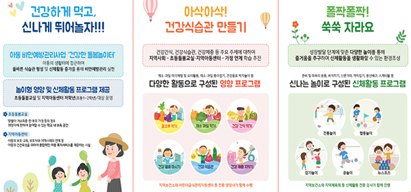 영양 및 신체활동 교육 등의 비만예방 프로그램 사업 내용. (이미지=보건복지부)