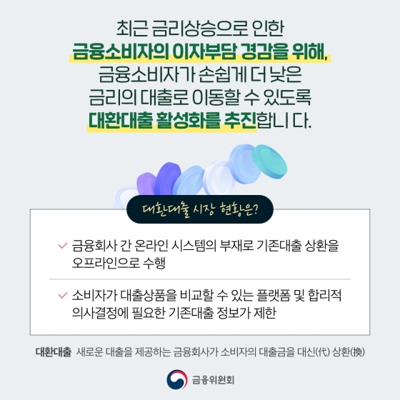 대출 갈아타기, 온라인·원스톱으로 쉽고 편리하게!