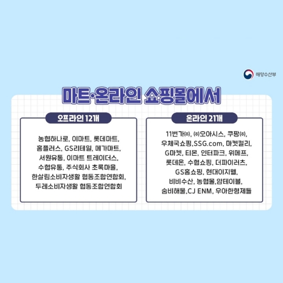 가족과 따뜻한 연말 보내세요~ 수산물 최대 40% 할인!