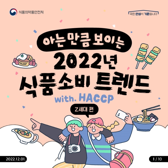 ‘아는만큼 보이는’ 2022년 식품소비 트렌드 - Z세대 편