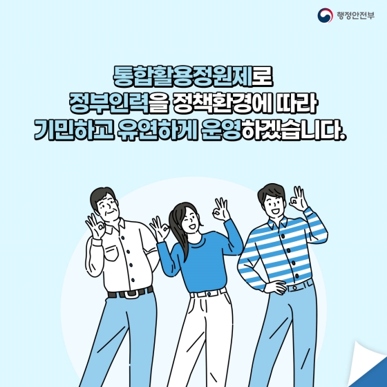 정부 인력 알아서 잘~딱! 필요한 곳에 ‘통합활용정원제’로 운영