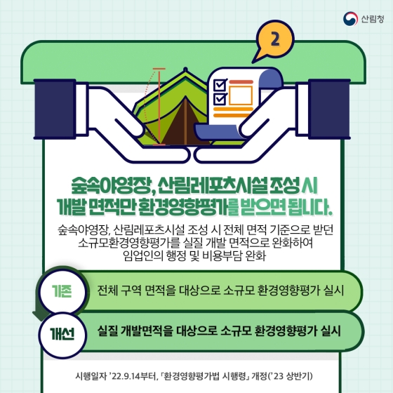 산림청 2022년 하반기 규제혁신 대표사례