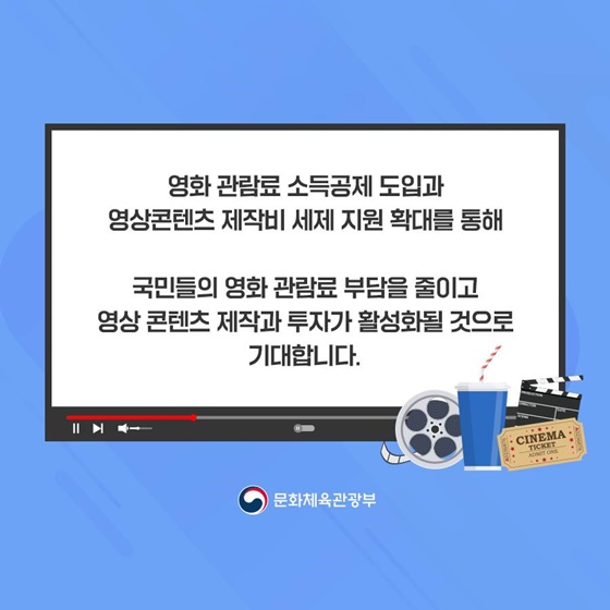 2023년부터 영화 관람료가 소득공제 된다고?!