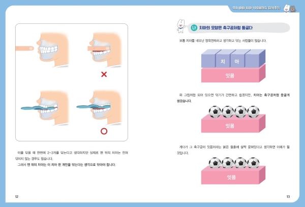 '우리 아이 치아 100세까지 지켜주기' 교육 자료 中.