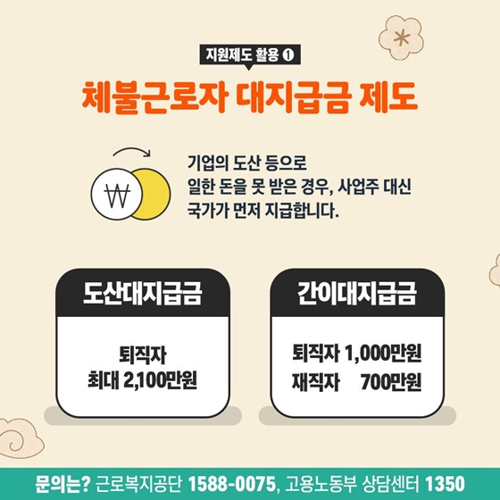 설 명절 집중지도기간 체불청산 기동반 운영