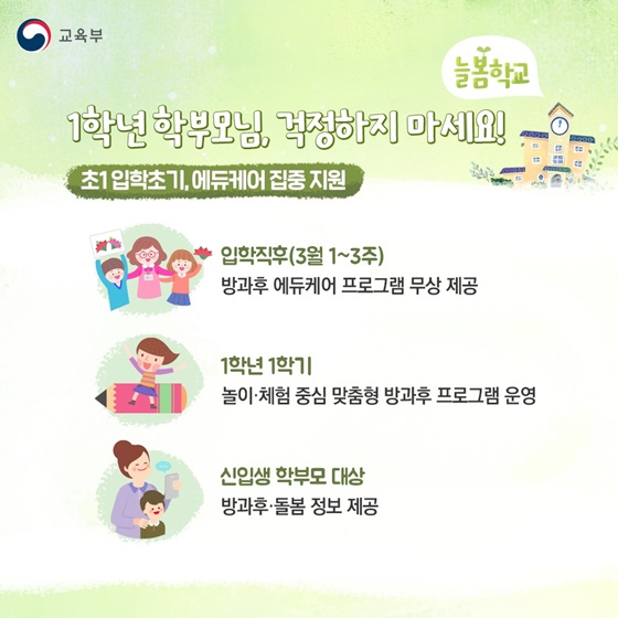 2025년부터 전국에서 ‘늘봄학교’를 운영합니다!