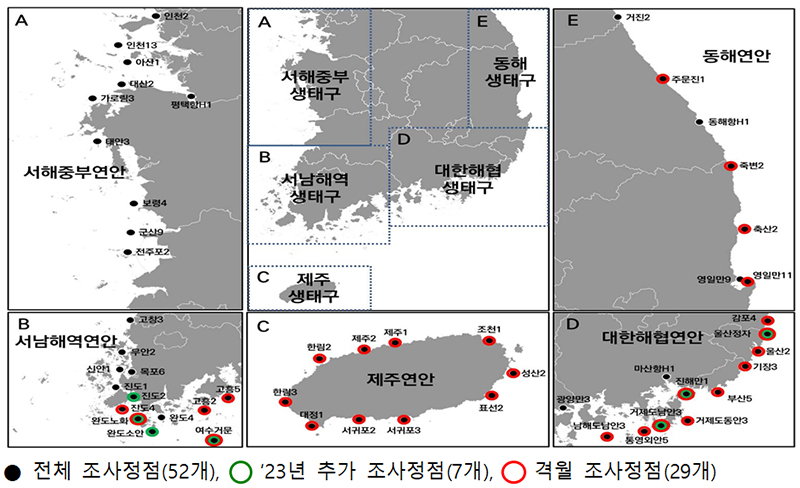 조사 정점도.