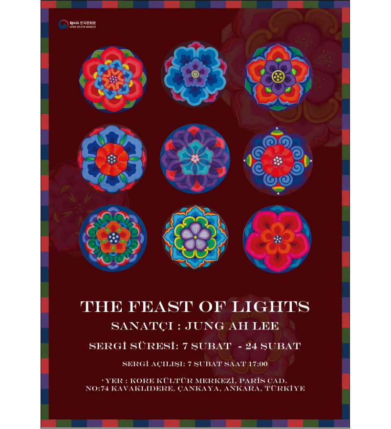 ‘The Feast Of Light’ 전시회 포스터.