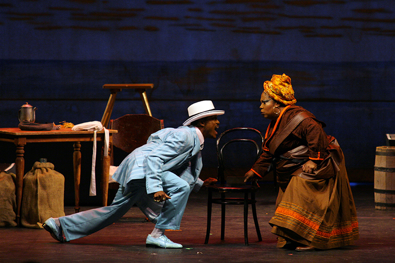 거슈윈의 오페라 <포기와 베스>의 한 장면. (사진=저작권자(c) ITAR-TASS/연합뉴스, 무단 전재-재배포 금지)