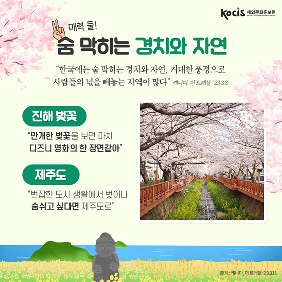 외신도 강력 추천한 K-여행, 꽃길만 걷자