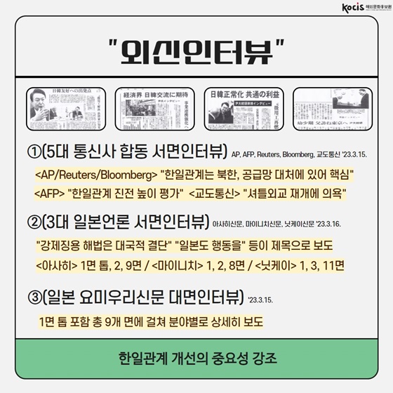 한일 정상회담 해빙